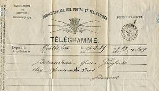 صورة لتلغراف بلجيكي - أرشيفية
