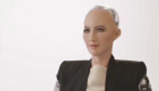 الروبوت صوفيا في الهند 30 ديسمبر