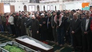 صلاة الجنازة على جثمان الراحل