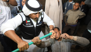 جانب من مد شبكات مياه الشرب إلى بعض القرى