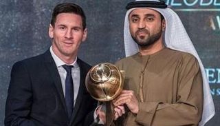 ليونيل ميسي أفضل لاعب بجوائز جلوب سوكر 2015