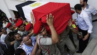 جنازة أحد شهداء الجيش المصري (أرشيفية)