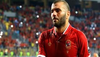 المصري عماد متعب لاعب الأهلي المصري