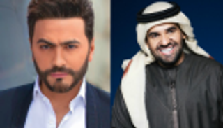 الجسمي وتامر حسني في حفل رأس السنة بأبوظبي