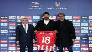 دييجو كوستا مهاجم أتلتيكو مدريد 