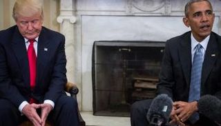 ترامب في لقاء سابق مع أوباما
