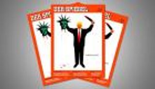 "ترامب يذبح تمثال الحرية".. رسم بمجلة ألمانية يثير جدلا