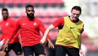 كين في تدريبات الأهلي 