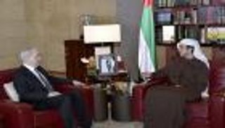 منصور بن زايد يستقبل رئيس مجلس إدارة "الإنتربول"