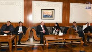 أمل القبيسي تستقبل رئيس مجلس الأعيان الأردني