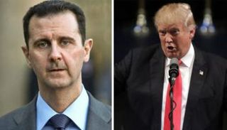 الأسد وترامب