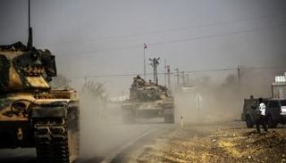 توغل القوات التركية في منطقة الحدود مع سوريا