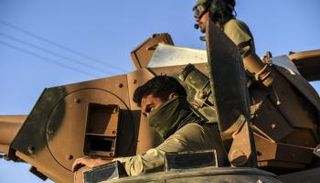 جنود أتراك على الحدود السورية