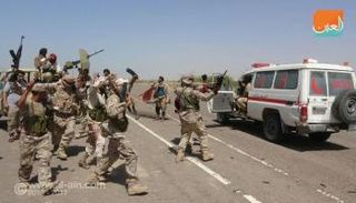 قوات الجيش بعد تحرير المخا