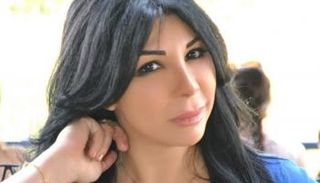 الممثلة المصرية غادة إبراهيم أثناء جلسة المحكمة