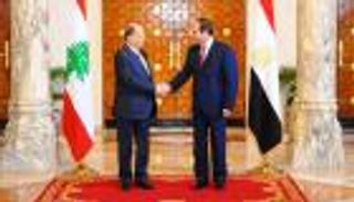 بالصور.. السيسي لـ"عون": مستعدون لدعم الجيش اللبناني ضد الإرهاب