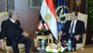 بالصور.. وزير الداخلية المصري يستقبل نظيره اللبناني 