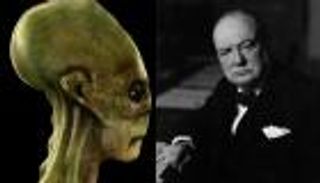 مقال سري لتشرشل يكشف: الكائنات الفضائية حقيقية