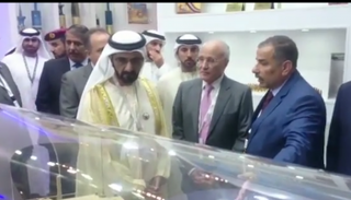 محمد بن راشد يزور الجناح المصري في آيدكس 2017