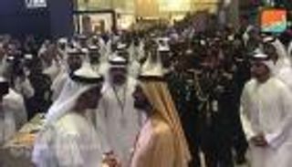 محمد بن راشد ومحمد بن زايد يلتقيان في ايدكس ويشيدان بحجم المشاركة