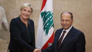 ميشال عون ومارين لوبان