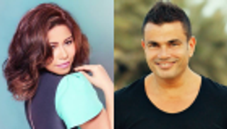 بالفيديو.. شيرين تصالح عمرو دياب بأغنية على الهواء
