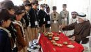 بالصور.. 150 طالبة تشاركن في أنشطة تراثية لـ"ملتقى خليفة الخير"