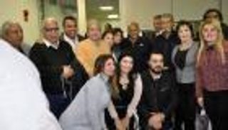 بالصور.. فنانو مصر في ضيافة طبيب القلوب