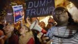 هتافات المعارضة تلاحق ترامب بعد شهر على تنصيبه