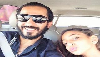 أحمد حلمي وابنته 