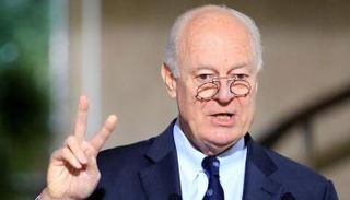 ورقتان قدمهما دي ميستورا لوفدي المعارضة والنظام