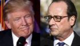 هولاند لترامب: باريس ليس فيها من يطلق النار على الحشود