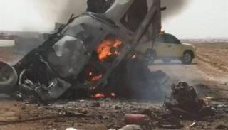 الحادث على الطريق