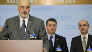 بشار الجعفري رئيس وفد النظام إلى جنيف