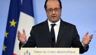 الرئيس الفرنسي فرانسوا هولاند