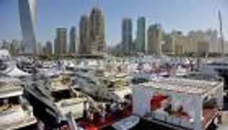 اليوم الأول من معرض دبي العالمي للقوارب يستقطب آلاف الزوار