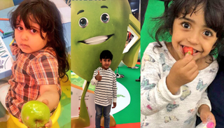 مشاركة الأطفال في الحملة الصحية بأحد مراكز التسوق 