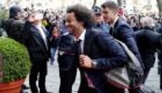 استقبال حافل لريال مدريد في نابولي