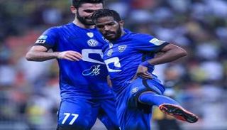 احتفال  لاعب الهلال