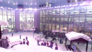 مدينة الثلج اجتذبت الكثير من الزوار فور افتتاحها