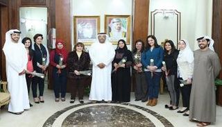 سفير الإمارات بالقاهرة خلال الاحتفال