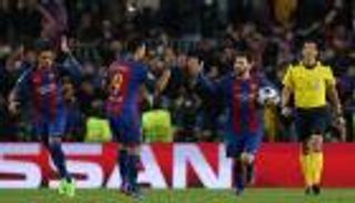 بالفيديو.. ميسي يعادل رونالدو بضربة جزاء سان جيرمان