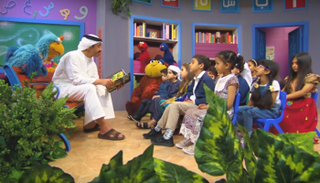 الشيخ عبدالله بن زايد آل نهيان خلال مشاركته في البرنامج