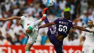 من مواجهة سابقة بين الأهلي والعين