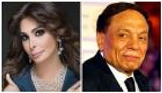 بالصور..  إليسا تزور عادل إمام.. والزعيم يرفض الخروج لاستقبالها