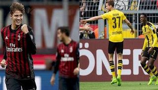 بروسيا دورتموند وميلان