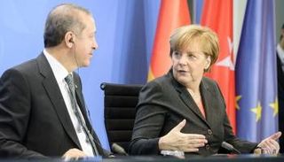 ميركل وأردوغان