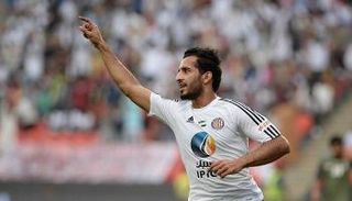 علي مبخوت لاعب الجزيرة