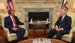 الشيخ عبدالله بن زايد آل نهيان يلتقي وزير الخارجية الأمريكي