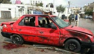 موقع تفجير سابق في دمشق 